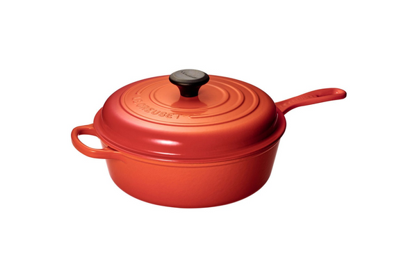 LE CREUSET  LS2556-272 3.5 L Covered Sauté Pan Flame