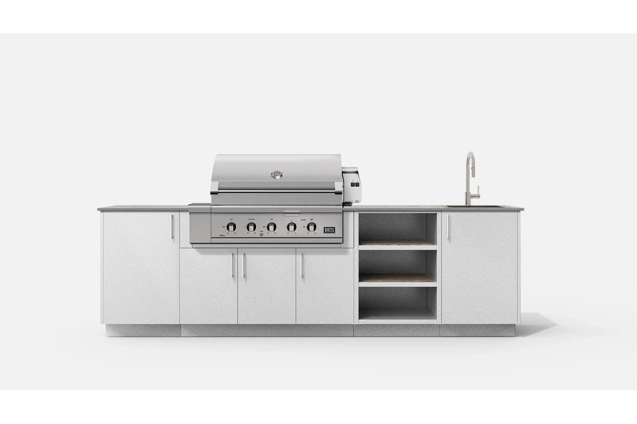 Urban bonfire MIST42-H | Outdoor Kitchen | Heavy Duty Drawer and Recycling Module