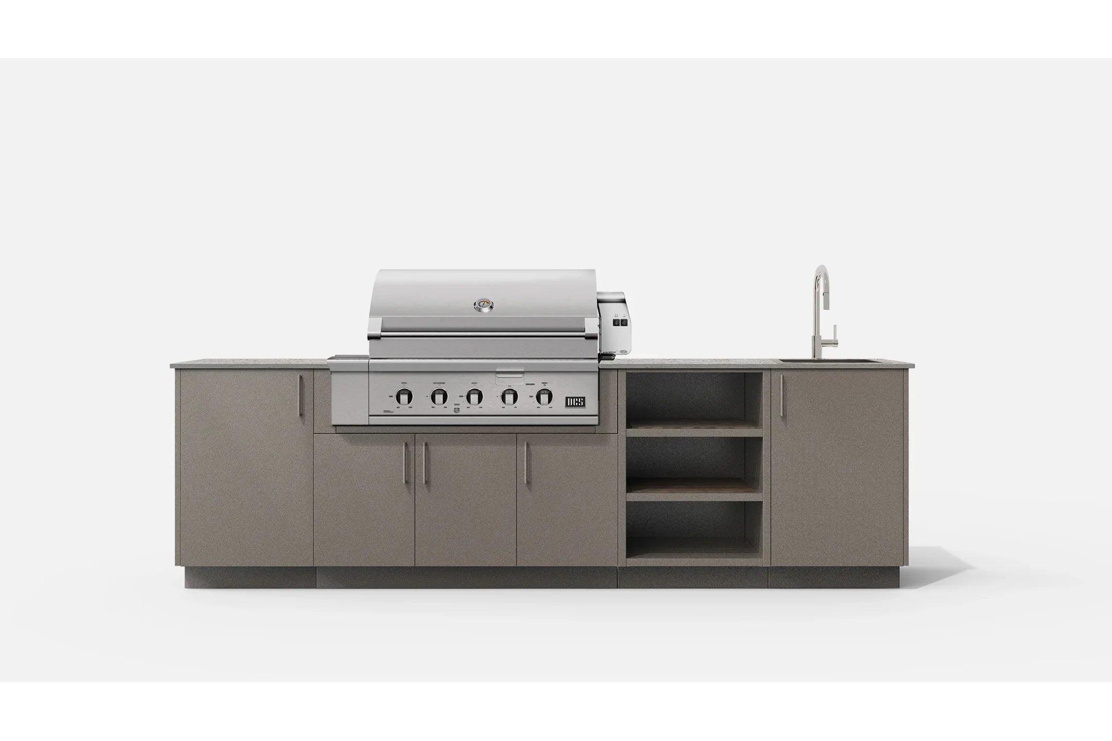 Urban bonfire MIST42-C | Outdoor Kitchen | Heavy Duty Drawer and Recycling Module