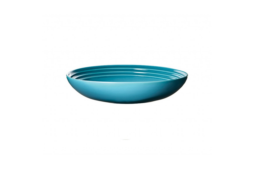 LE CREUSET  PG9304-2217 22 cm Coupe Pasta Bowls (Set of 4) Carribean
