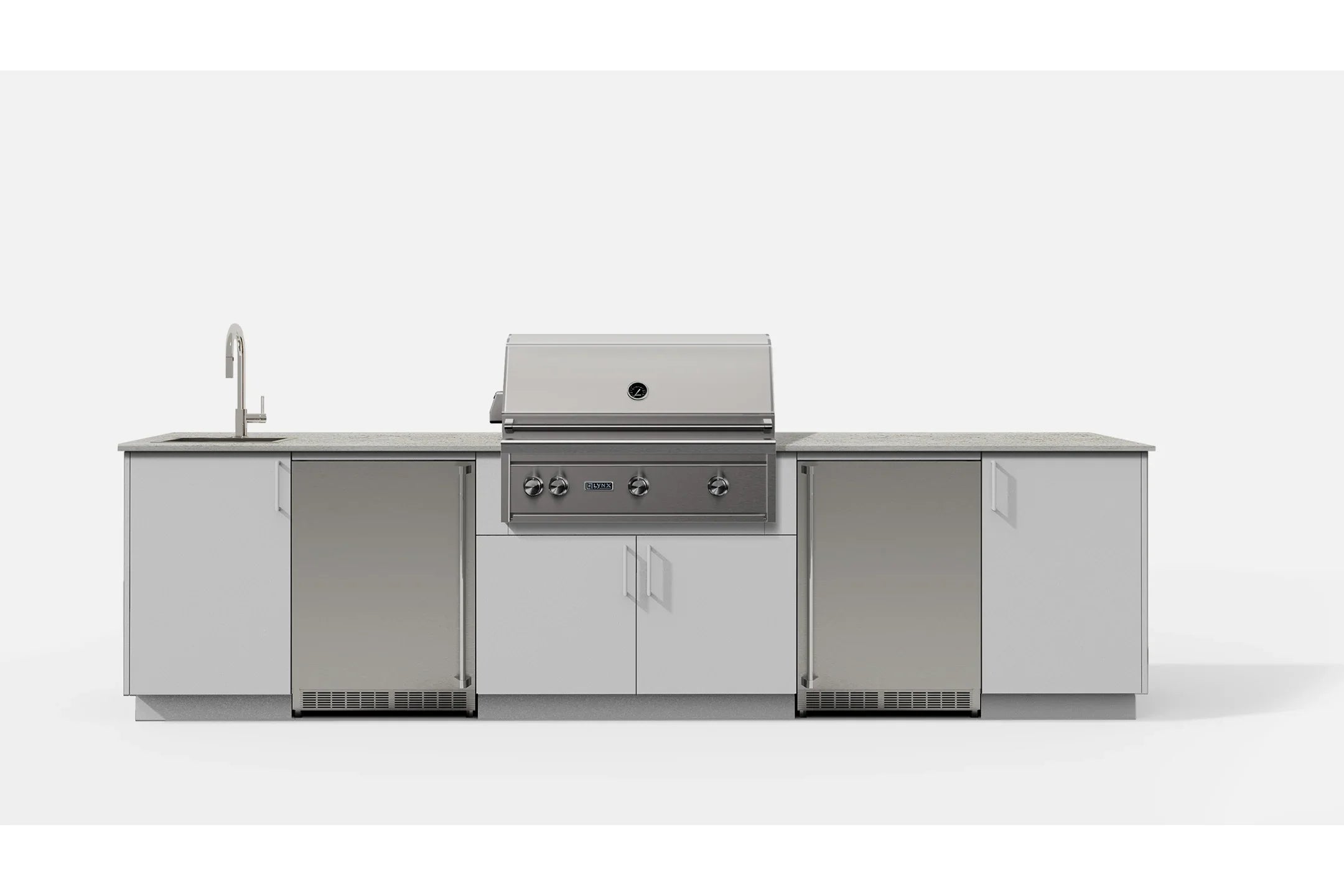 Urban Bonfire SOHO36-H | Outdoor Kitchen | Heavy Duty Drawer & Refuse Module