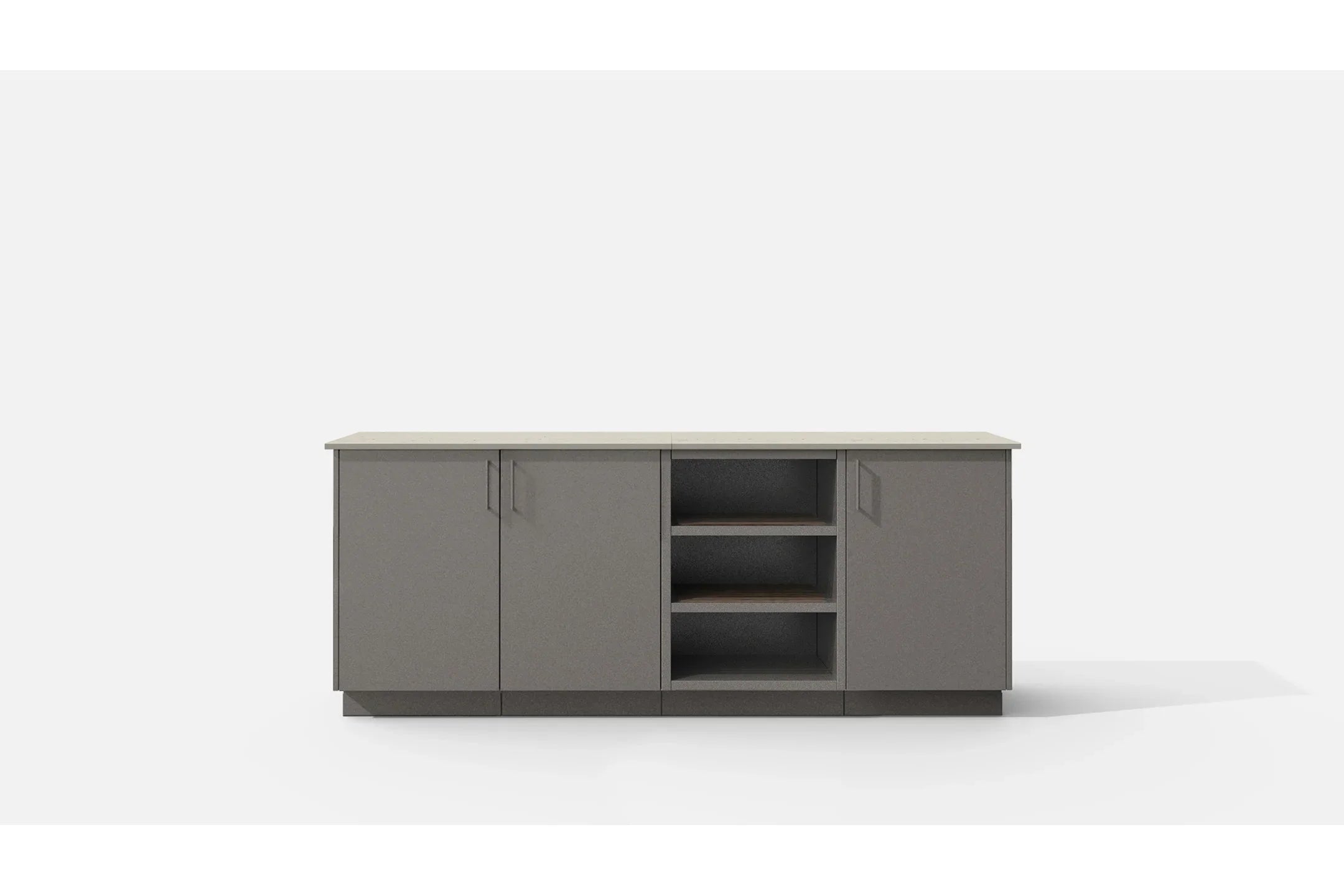 Urban bonfire SOLSTICE-C | Outdoor Kitchen | Heavy Duty Drawer | Refuse Module