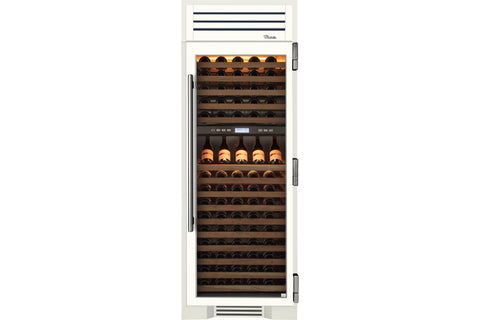 True-Residential TR-30DZW-R-SG-A 30inch column - 150 bottle dual zone wine - glass door - Hinged Right