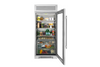 True-Residential TR-36REF-R-SG-A 36inch column - all refrigerator - stainless glass door - Hinged Right