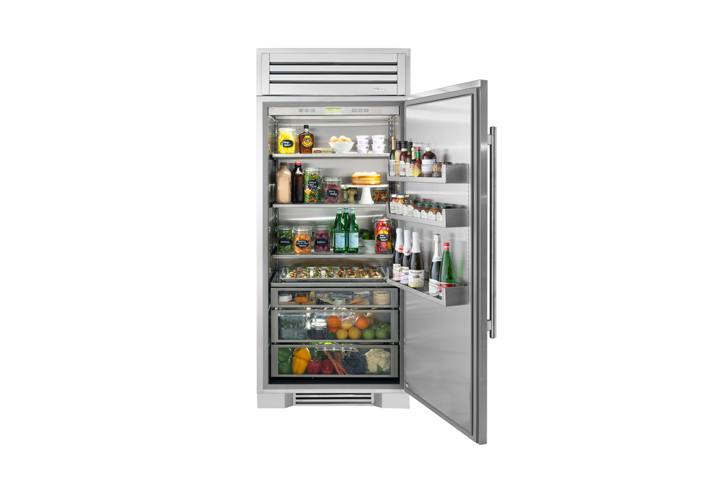 True-Residential TR-36REF-R-SS-A 36inch column - all refrigerator - stainless door - Hinged Right