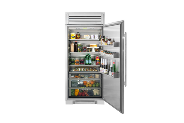 True-Residential TR-36REF-L-SS-A 36inch column - all refrigerator - stainless door - Hinged Left