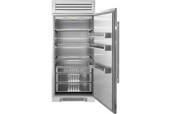 True-Residential TR-36REF-R-SS-A 36inch column - all refrigerator - stainless door - Hinged Right