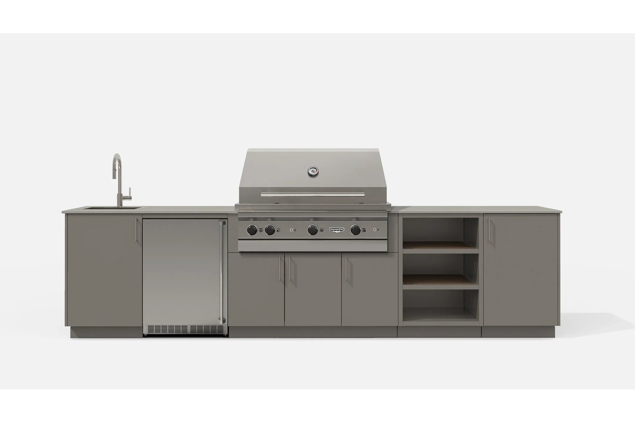 Urban Bonfire TAHOE42-C | Outdoor Kitchen Equipment | 1x Heavy Duty Drawer | 1x Refuse Module