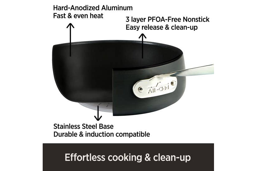 All-Clad E1003364 4qt Saute pan w/lid