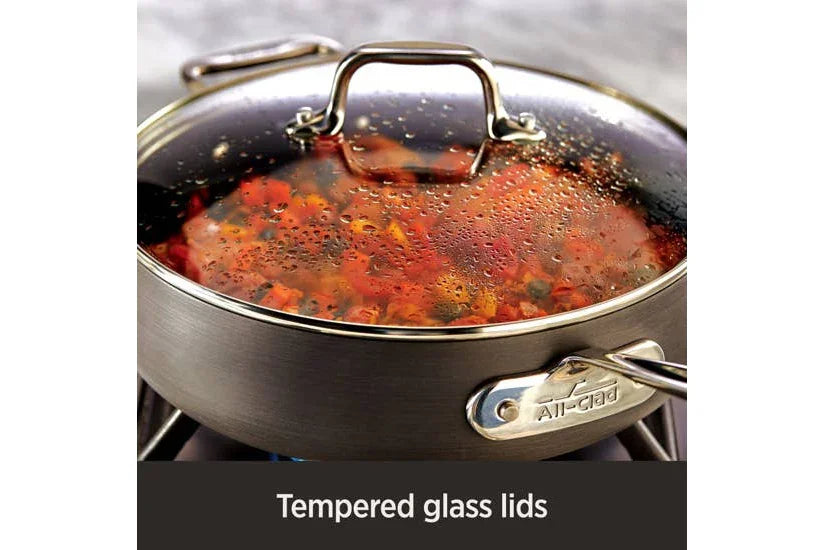 All-clad E1005264 | Saute Pan with Lid | Hard Anodized Aluminum