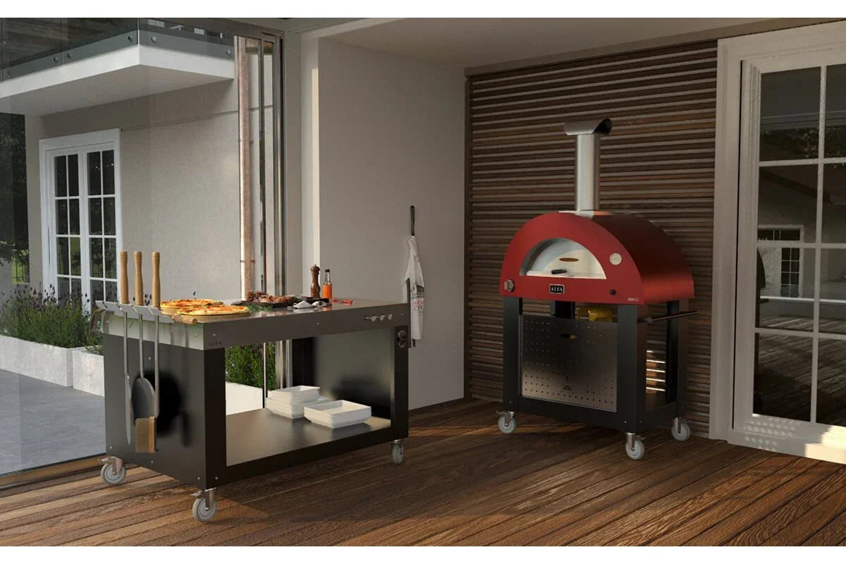 Alfa FXBRIO-GROA-U | BRIO GAS ANTIQUE RED - TOP Pizza Oven