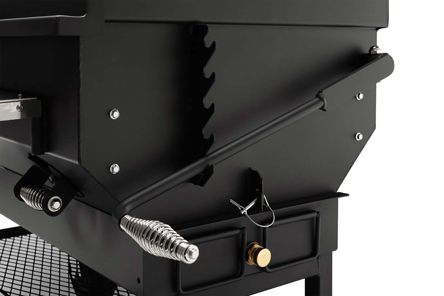 Yoder A45562 24 x 36" Standard Cart Charcoal Grill + 5-Position Adjustable Charcoal Basket +