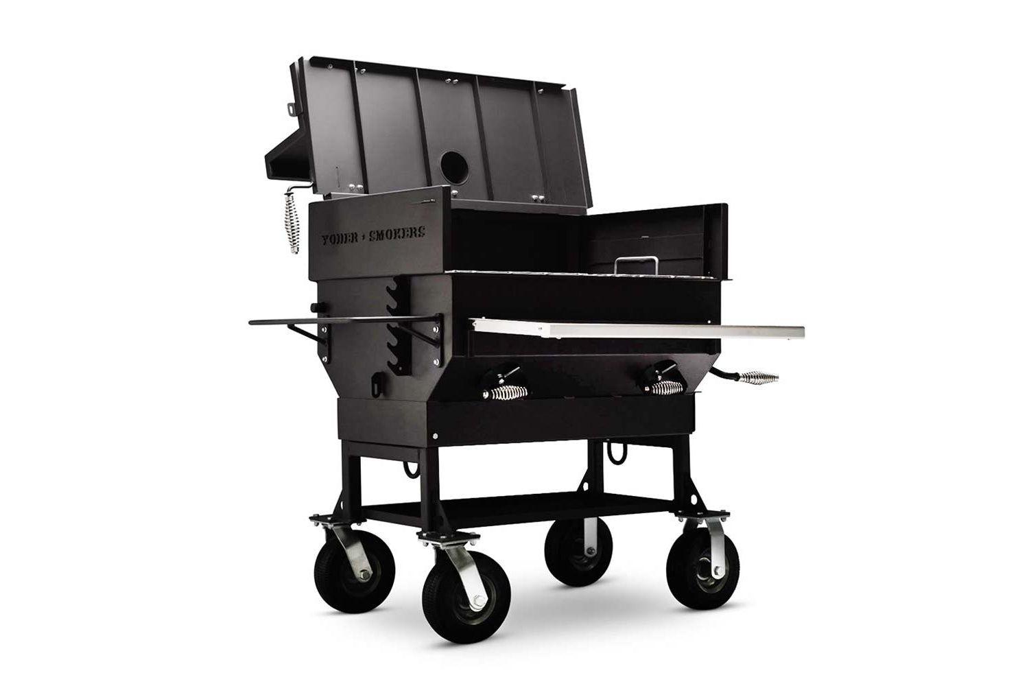 Yoder A45562 24 x 36" Standard Cart Charcoal Grill + 5-Position Adjustable Charcoal Basket +