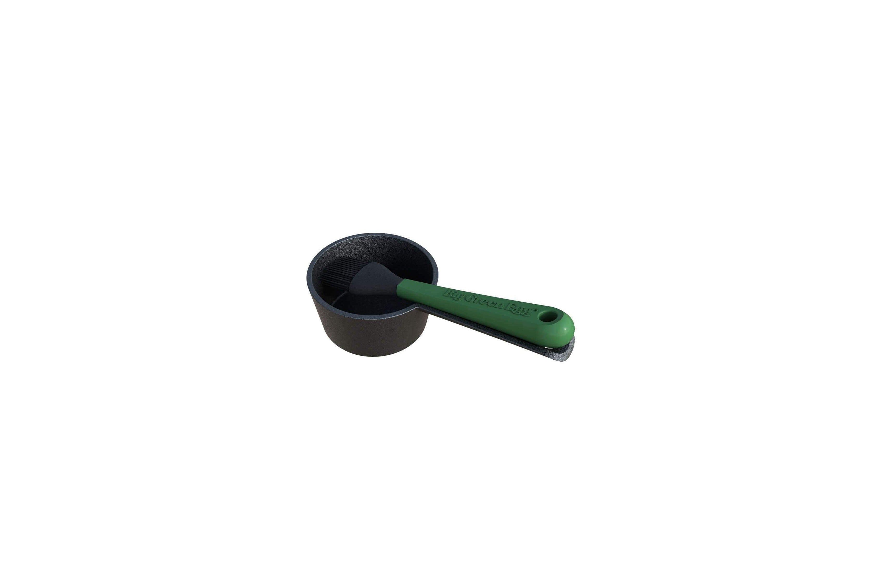 Big Green Egg - Cast iron sauce Pot with busting brush - Curiosa