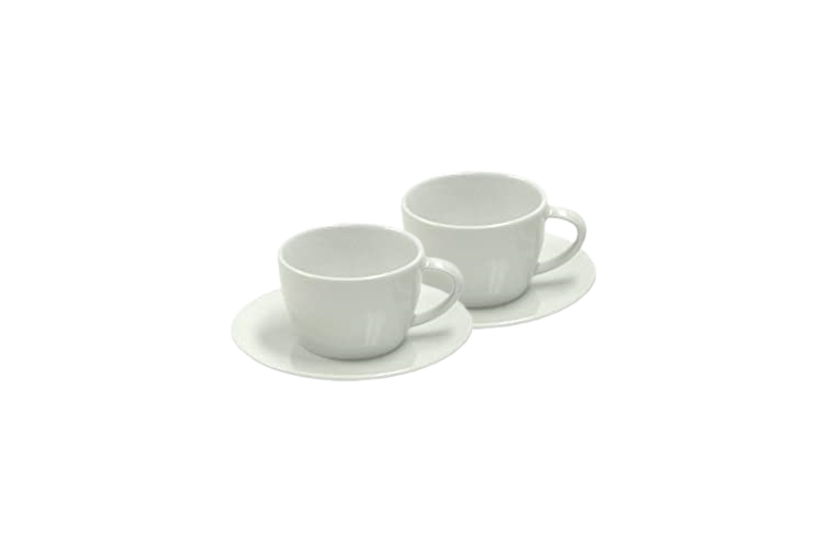 Jura 66501 White Cappuccino Cups/Saucers.
Gift Box - Set of 2