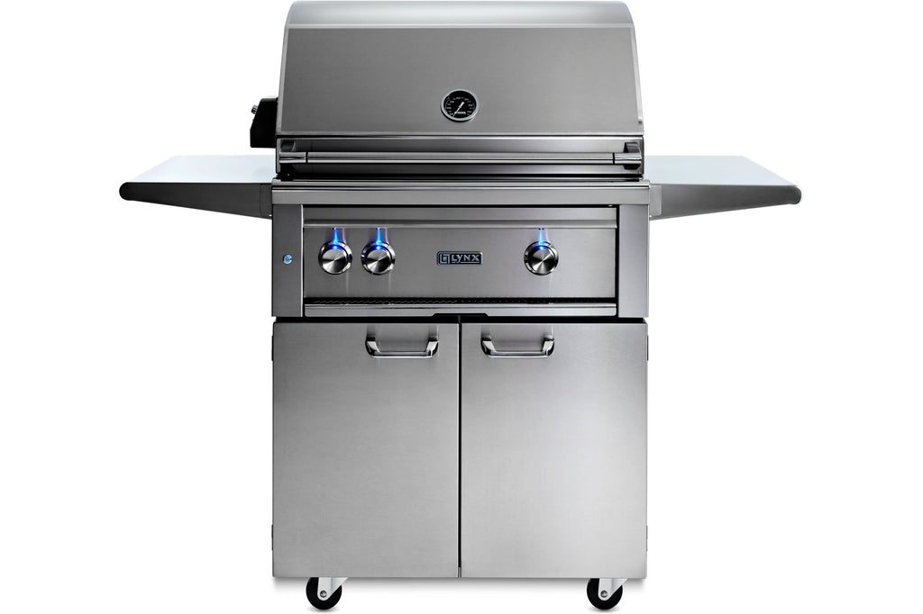 Lynx L30ATRF-NG 30" Freestanding Grill - All Trident w/ Rotisserie (NATURAL GAS)