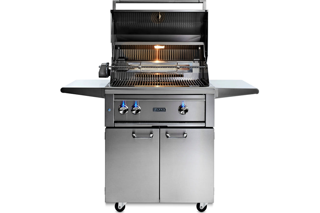 Lynx L30ATRF-NG 30" Freestanding Grill - All Trident w/ Rotisserie (NATURAL GAS)